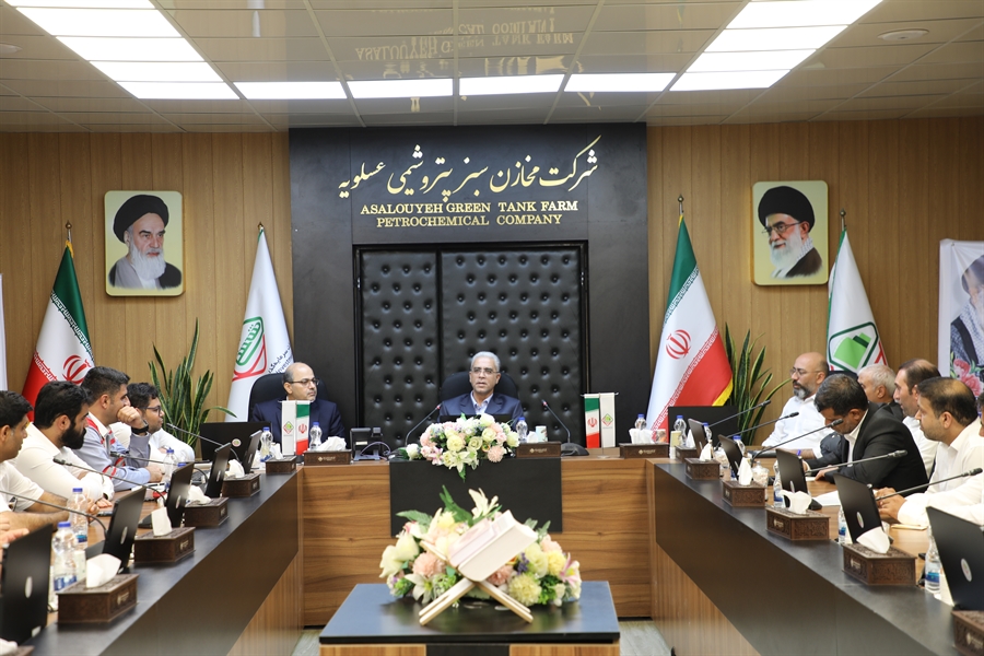 دیدار سرپرست جدید شرکت مخازن سبز پتروشیمی عسلویه با مدیران و کارشناسان