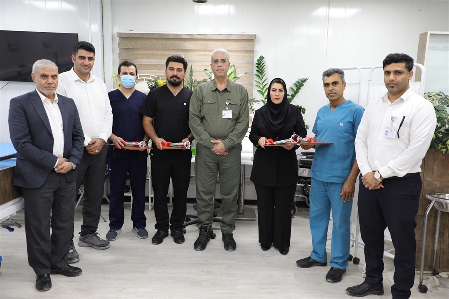 تجلیل از پرستاران مخازن سبز همزمان با میلاد حضرت زینب(س)