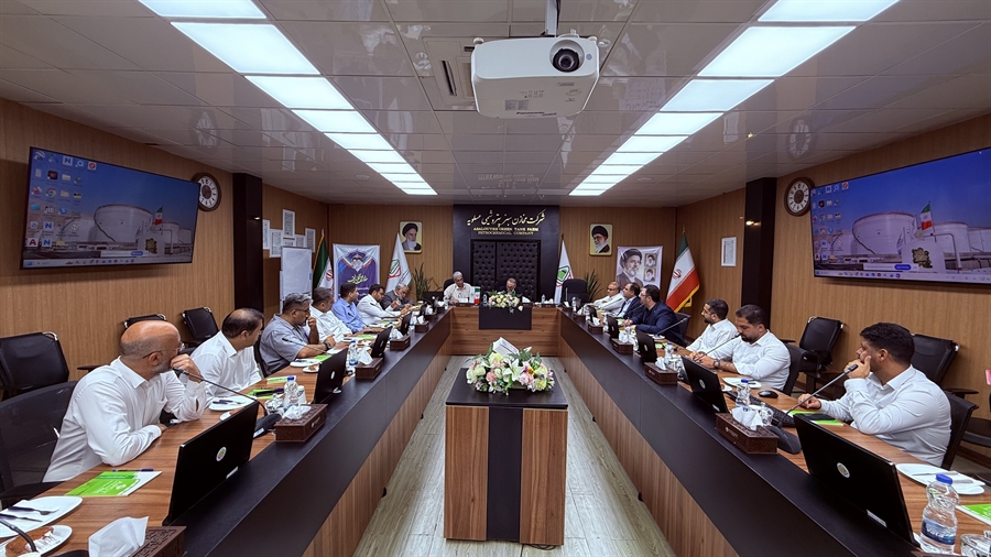 بازدید دکتر بازیار از شرکت مخازن سبز پتروشیمی عسلویه