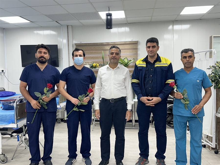 تقدیر از پزشکان شرکت مخازن سبز به مناسبت روز پزشک